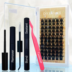 10 25mm D Curl DIY Lash Clusters Extensions