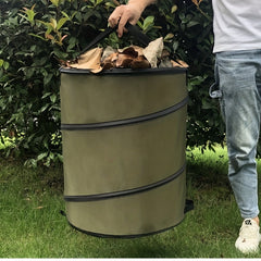 Large Outdoor Garbage Cans Garden Portable Garbage Cans Leaves Bin Bag