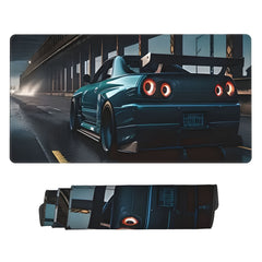 Oversized Car Mouse Pad 31x15inch Rubber Non-slip Keyboard Office Game Pad