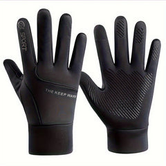 Winter Warm Full Finger Gloves Unisex Anti-wear Driving Gloves