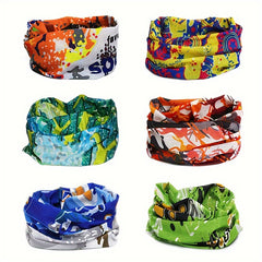 6 Pack Magic Headbands Neck Scarf Outdoor Sports Headwear