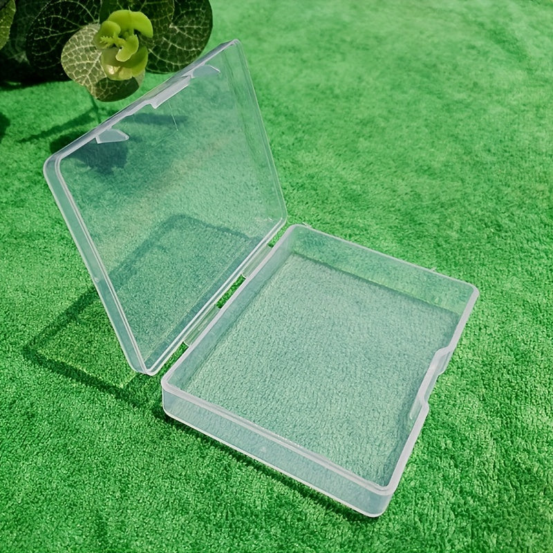 Transparent PP Plastic Jewelry Studs Storage Box