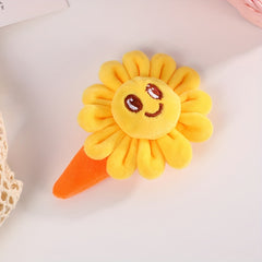 Kids' Sunflower Plush Hair Clip for Girls