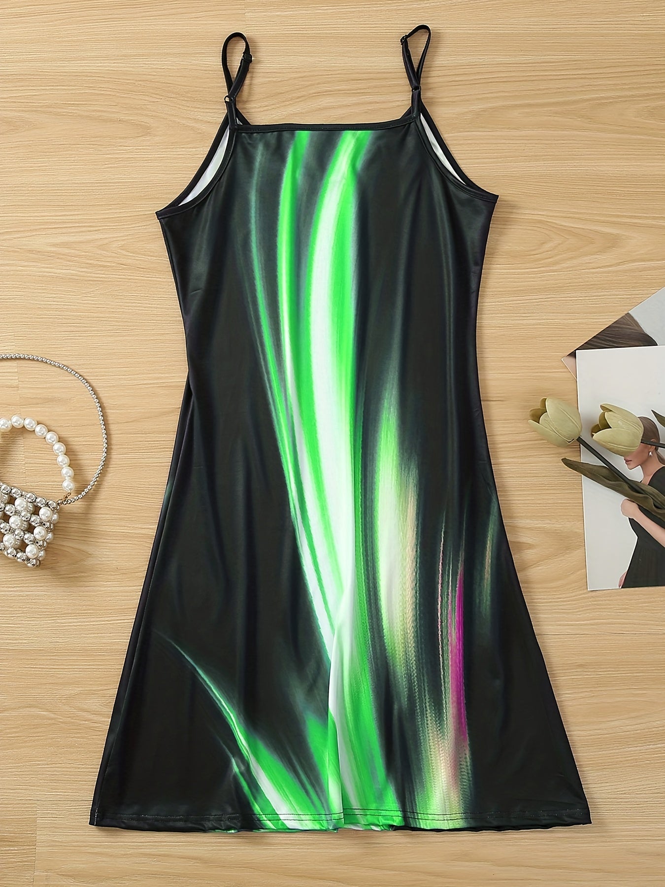 Sexy Scoop Neck Sleeveless Dress Women's Clothing
