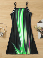 Sexy Scoop Neck Sleeveless Dress Women's Clothing