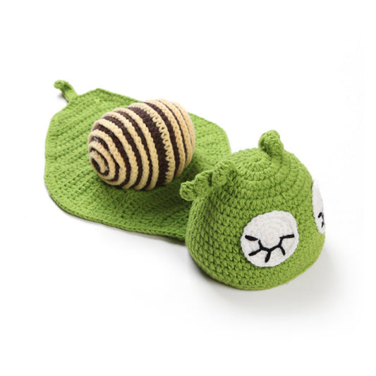 Newborn Snail Photography Props Baby Birthday Party Knitted Costume