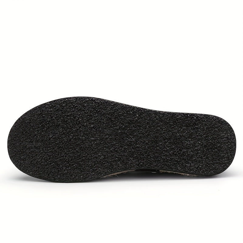 Men's Letter Print Slip On Canvas Loafer Shoes