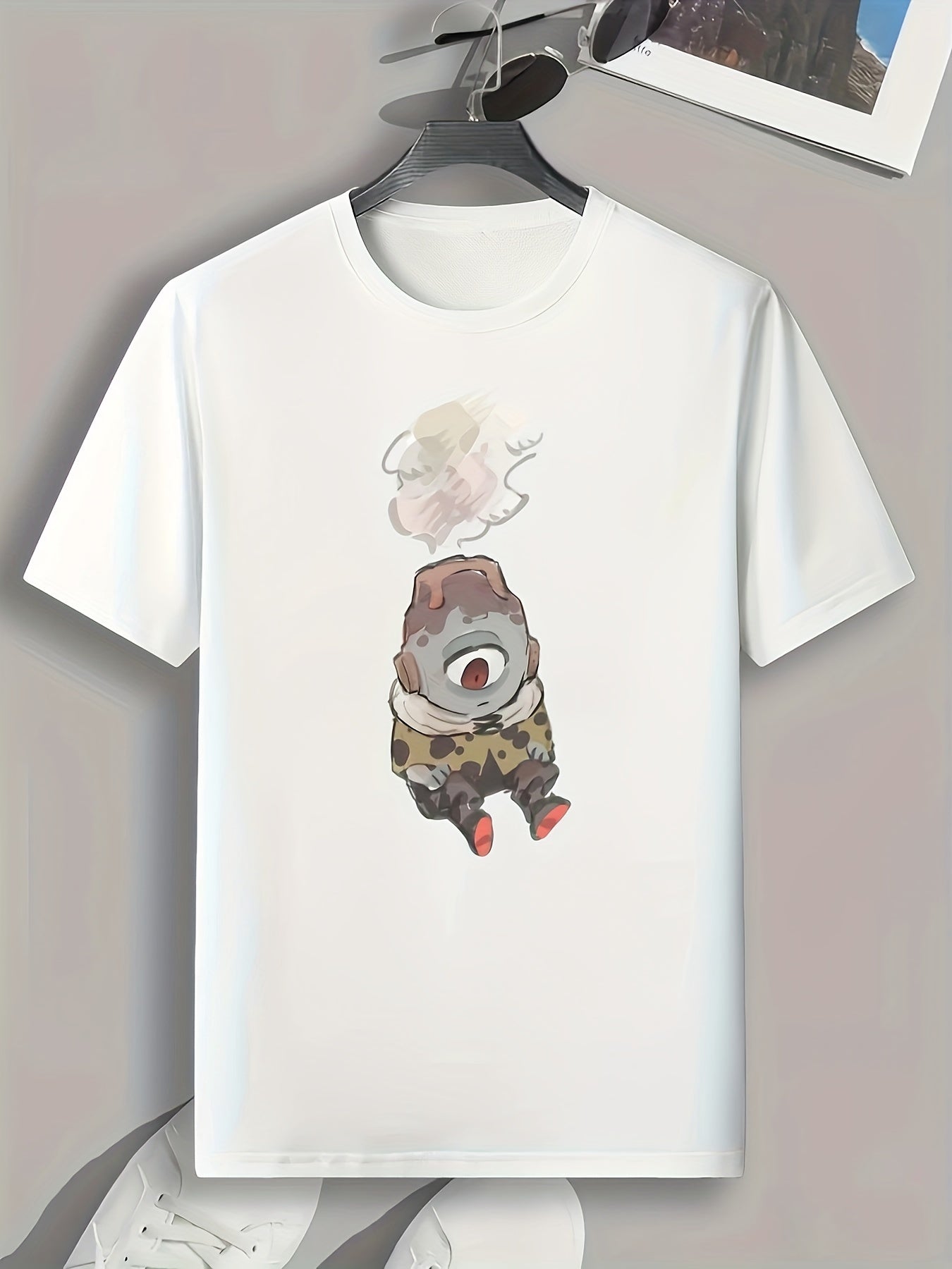 Creative Painting Print Men's Graphic T-shirt for Summer