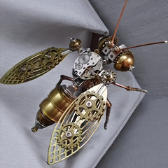 Steampunk Mechanical Bee 3D Puzzle Metal Insect Kit DIY Craft Gift