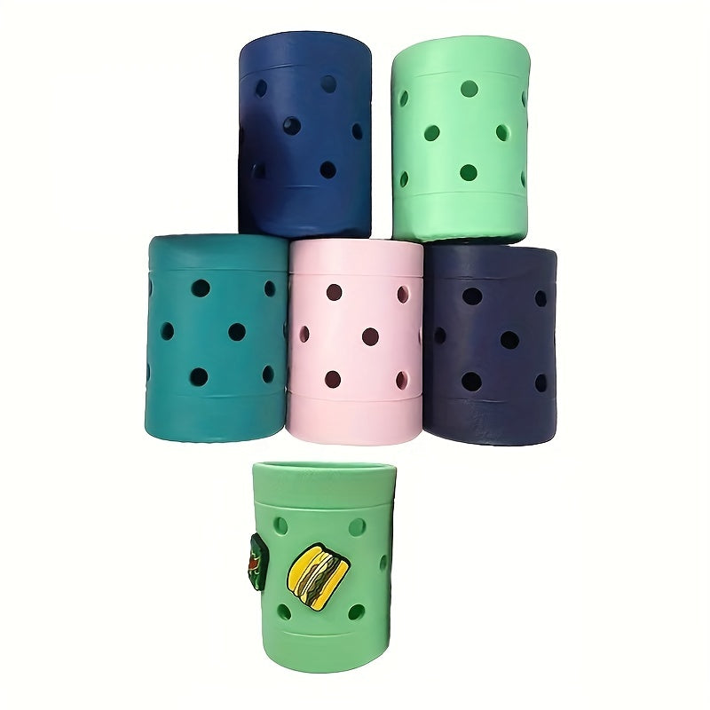 Silicone Cartoon Cup Holder for Bogg Bag - Lightweight Beach Bag Accessory
