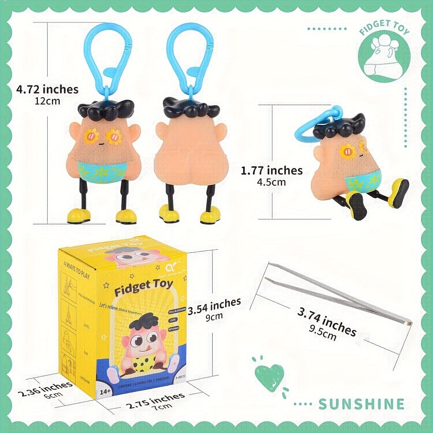Hair Removal Anxiety Fidget Toy Set