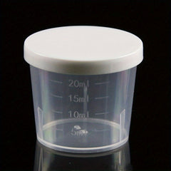 20 30 50ml Graduated Cup With Lid Clear Mixing Cups Measuring Cup