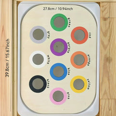 Wooden Sensory Tray for Children's Educational Games