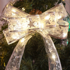 Christmas Ribbon LED String Lights Christmas Decorations