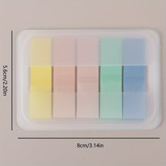 1PC Macaron Colored Writable Index Stickers