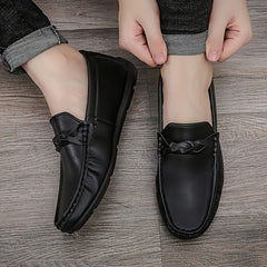Men's Non-Slip Twist Decor Loafers