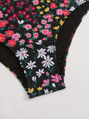 Floral Tube Top & Panty Bikini Set