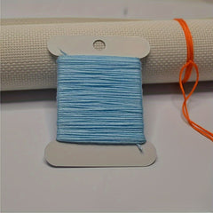 14pcs Cross Stitch Thread DIY Monochrome Sewing Toy Insole Winding Board Set