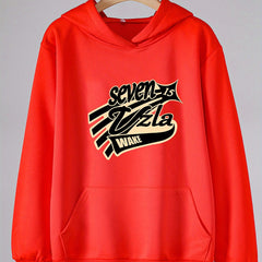Girls Cartoon Alphabets Pattern Hooded Sweatshirt for Spring and Autumn