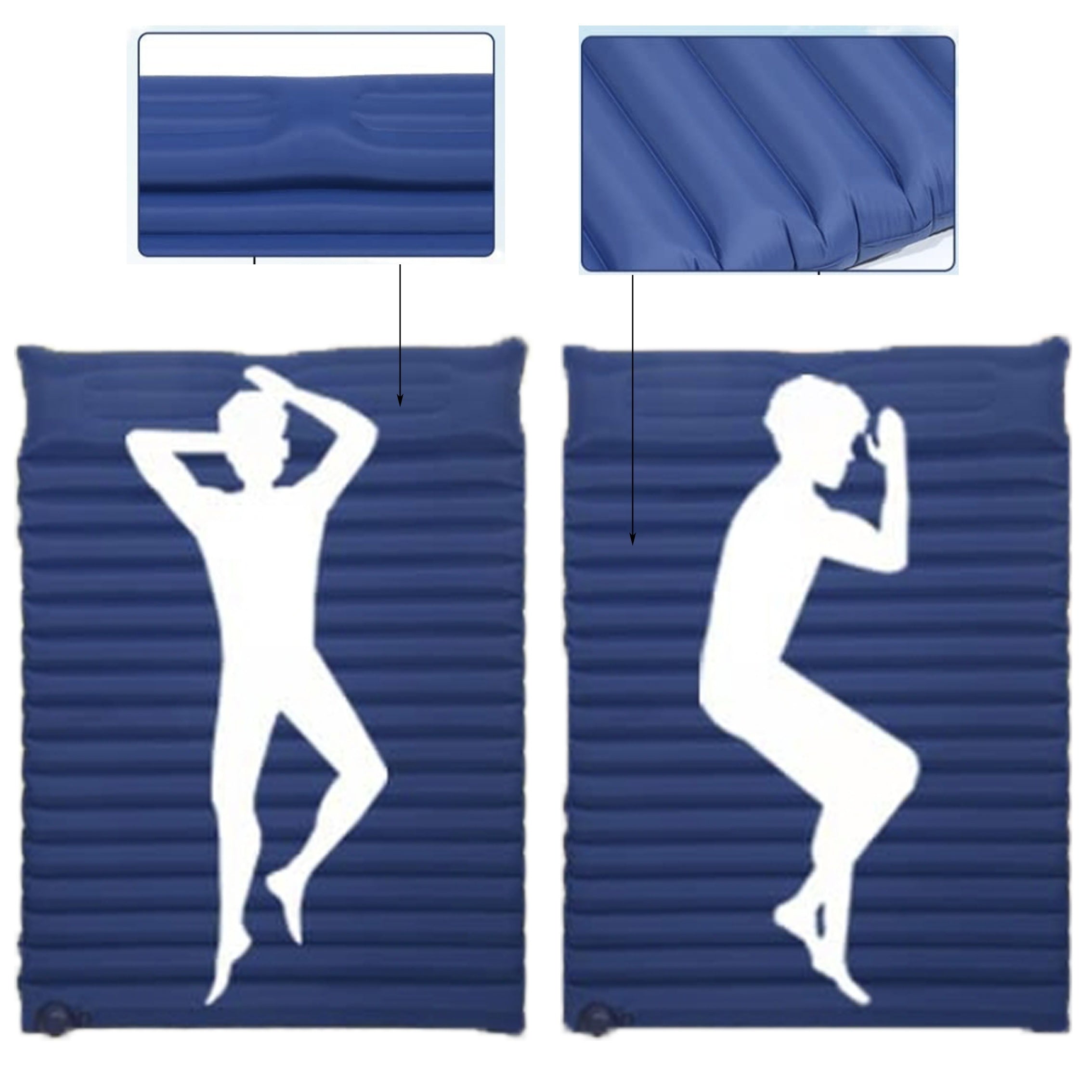 Inflatable TPU Mattress - Portable & Moisture Proof