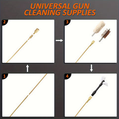 25pcs Gk08 Copper Wire Brush Aluminum Rod Aluminum Box Combo Set