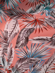 Modest Tankini Set Tropical Print Knot Front Dress & Shor