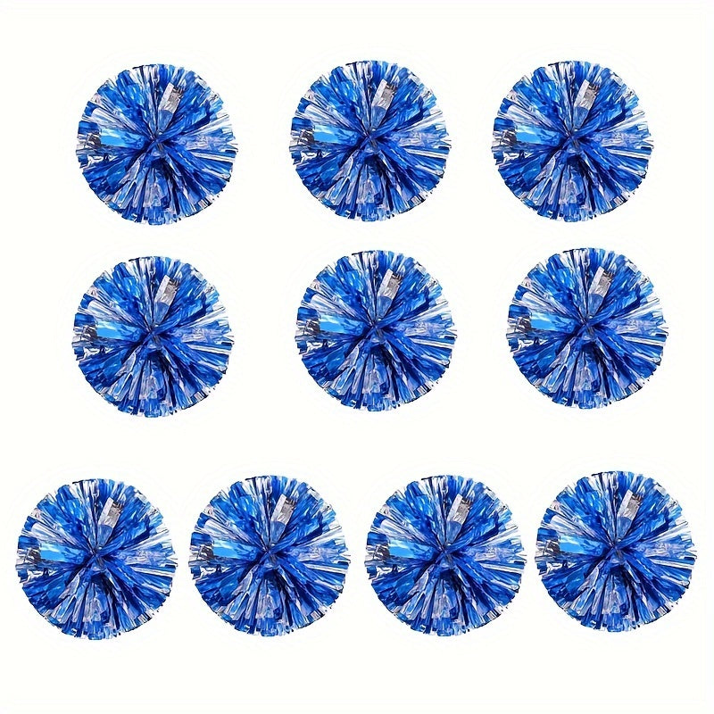 10pcs Cheering Poms Handheld Props Dancing Supplies