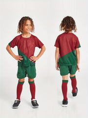 Boys' Quick Dry Football Kit Moisture Wicking Jersey & Stretch Shorts