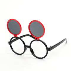 Boys Casual Flip Sunglasses Cartoon Decorative Accessories