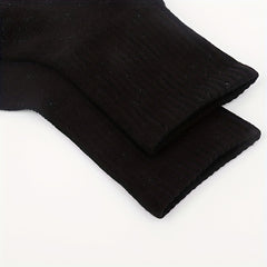 Men's Thick Cotton Mid-calf Socks for Outdoor Running Cycling