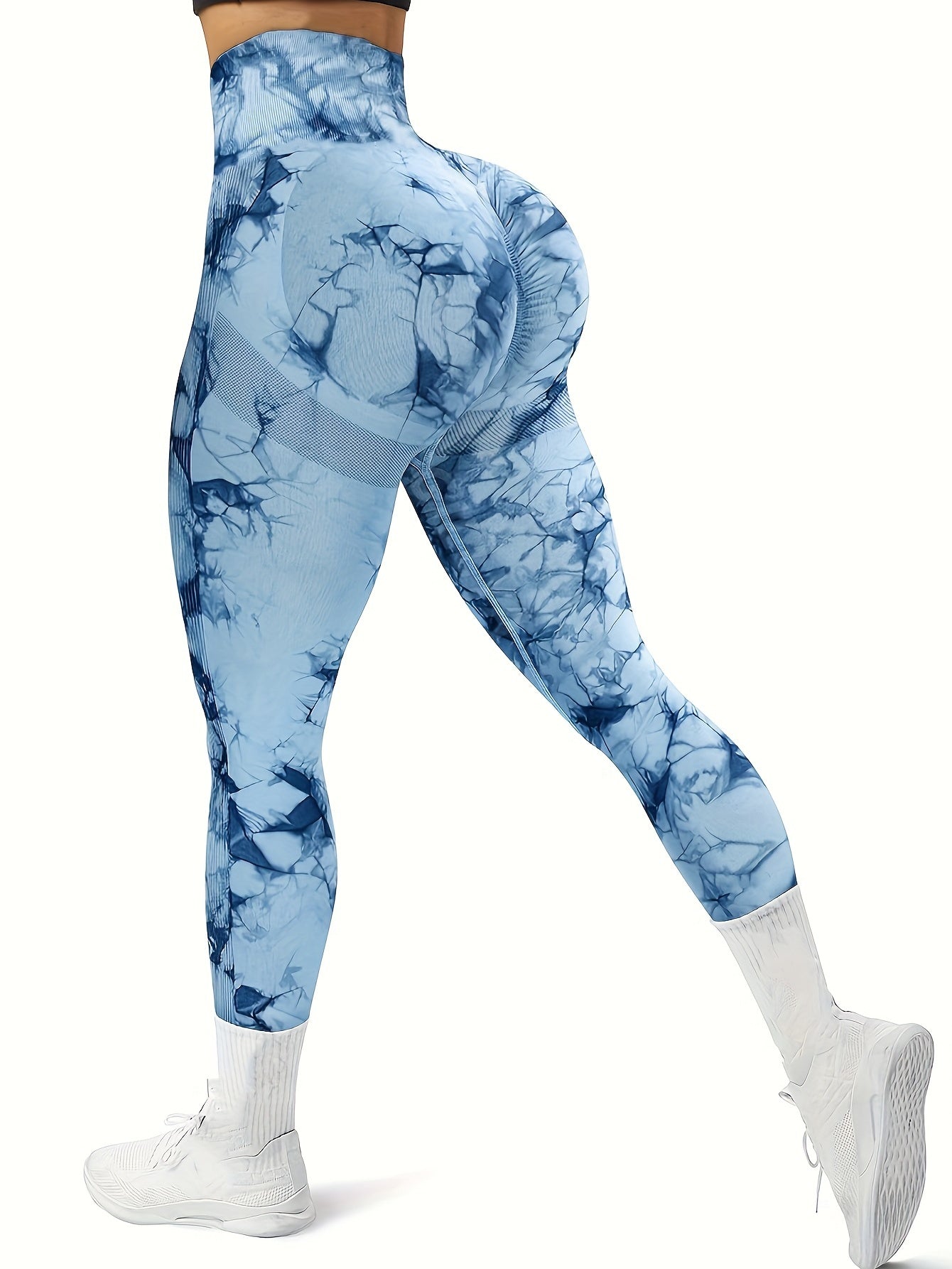 Tie Dye Seamless Yoga Pants High Waist Fitness Leggings