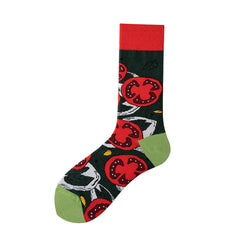 Funny Cartoon Print Socks for Women