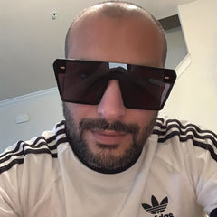Men Square Frame Sunglasses UV Protection