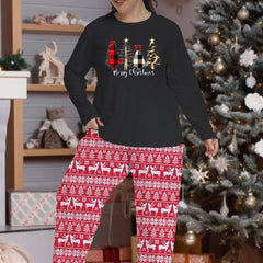 Plaid Christmas Pajama Set