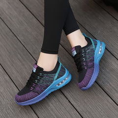 Women's Mesh Breathable Sports Shoes Casual Air Cushion Running Shoes