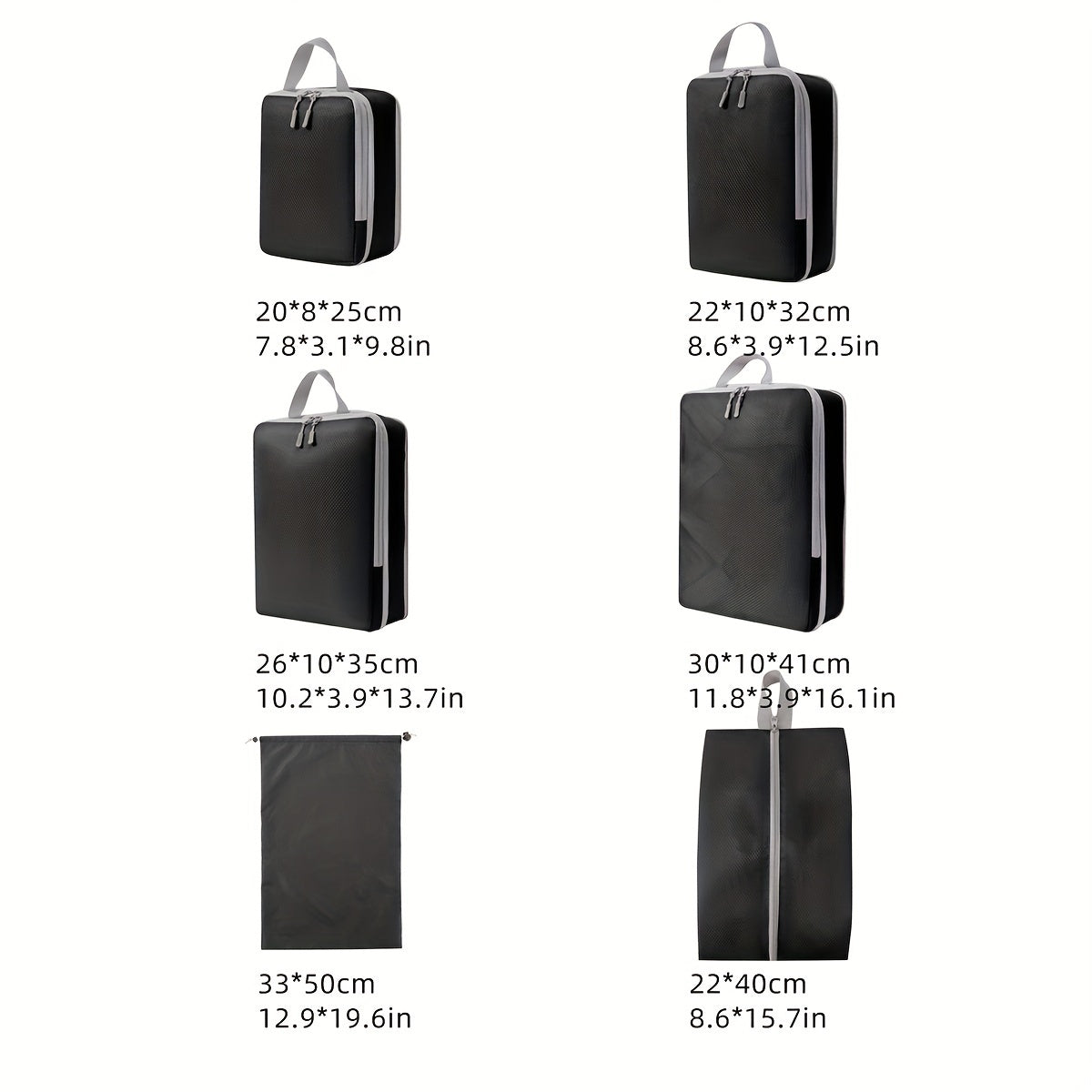 Compression Packing Cubes For Suitcases Lightweight Handheld Storage Bag