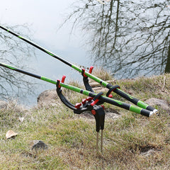 360 Adjustable Fishing Pole Stand Foldable Bracket for Sea & Lake Rods