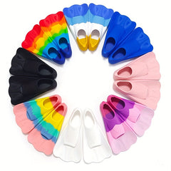 Colorful Silicone Swim Fins for Men Women Diving