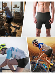 Men's 3D Padded Cycling Shorts Lightweight Road Biking Shorts