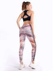 Tribal Print High Waist Leggings Stretchy Skinny Long Length Leggings