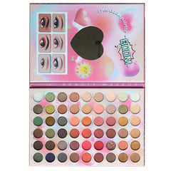 54 Colors Eyeshadow Palette Matte Shimmer Highly Pigmented Waterproof Makeup