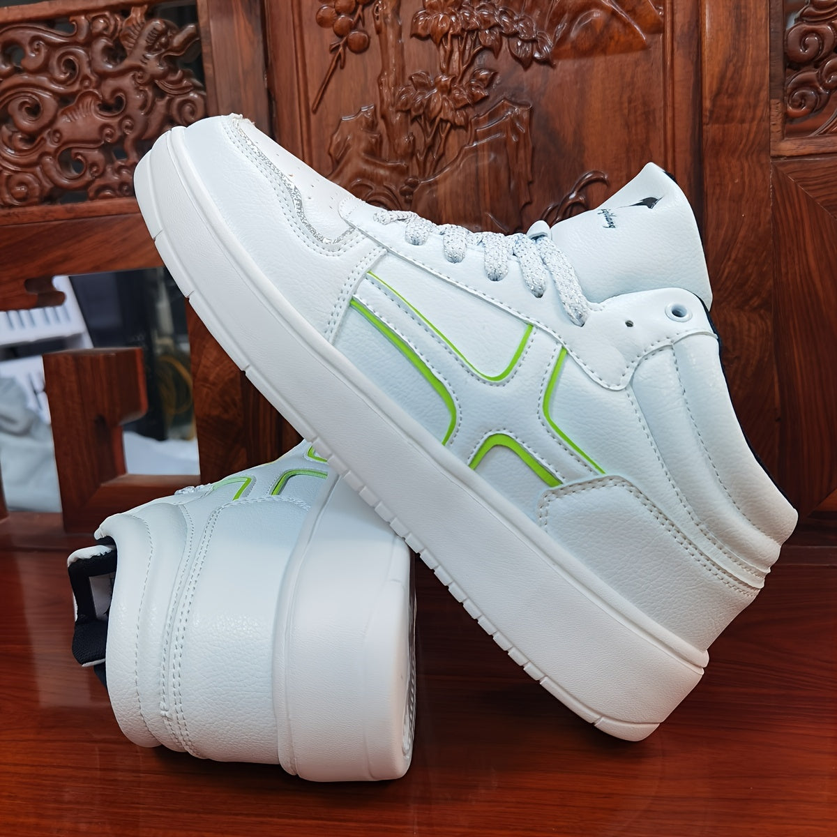 Men's Leather Casual Skate Shoes