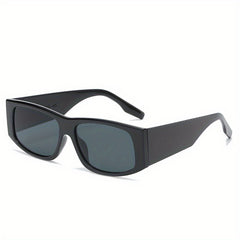 Men's Square Frame PC Glasses Retro Sunglasses With Anti press Box