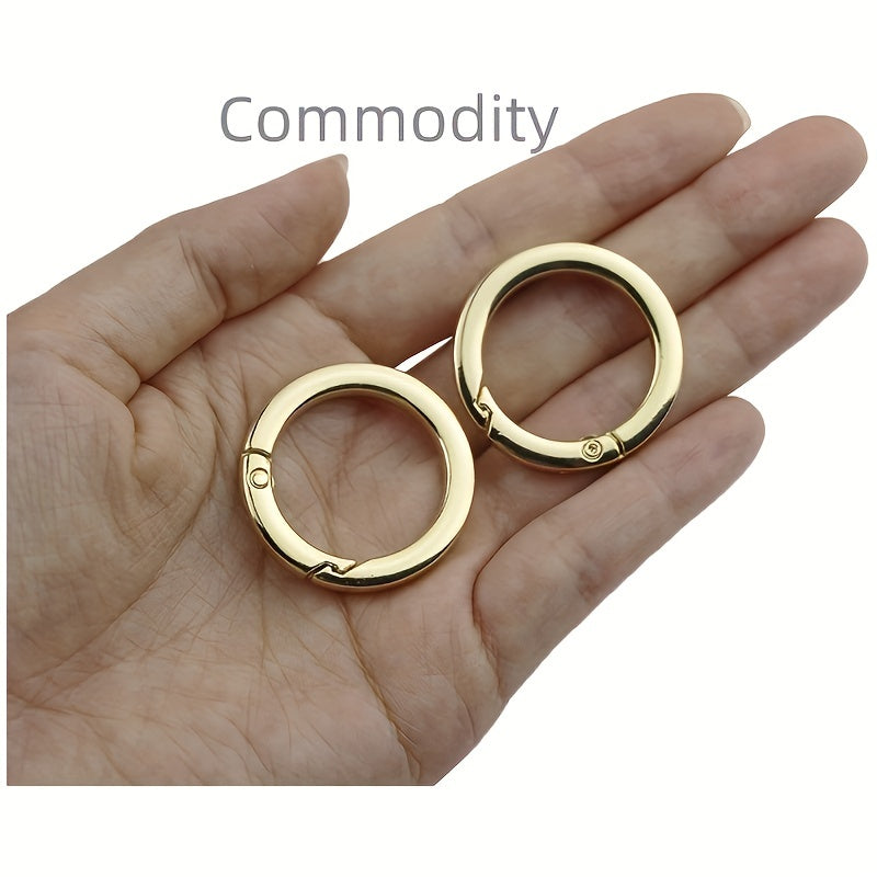 2pcs 0.8in Inner O-ring Spring Trigger Clip for Wallet Making