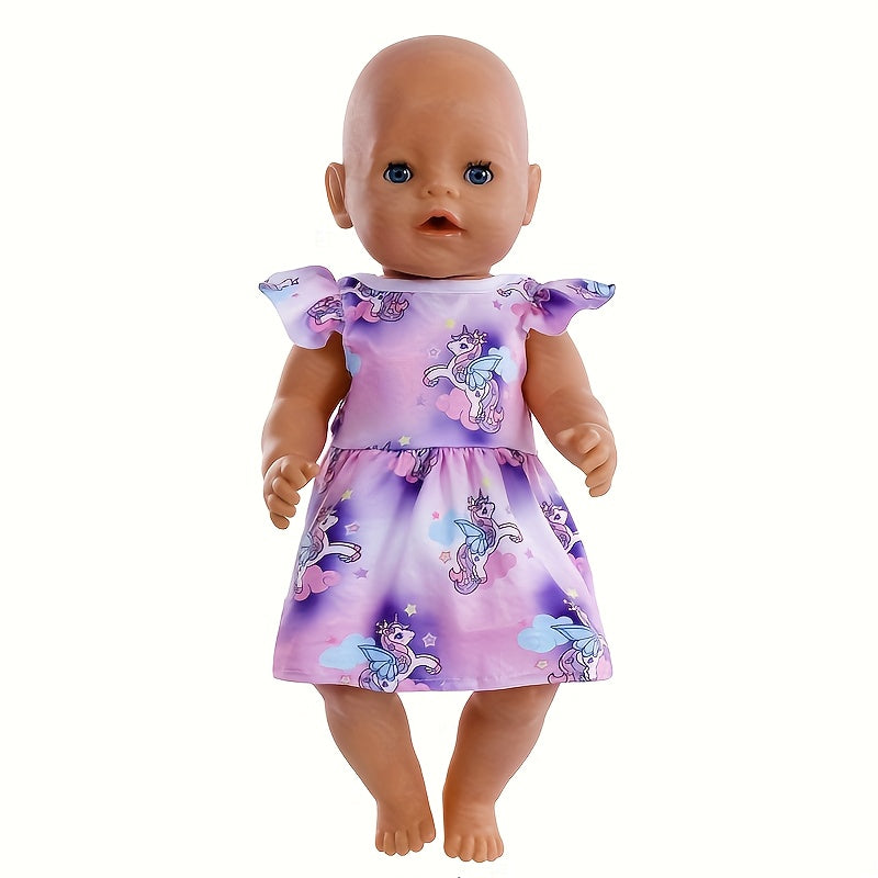 Chick Flamingo Unicorn Doll Clothes Set for 12-18 Inch Dolls
