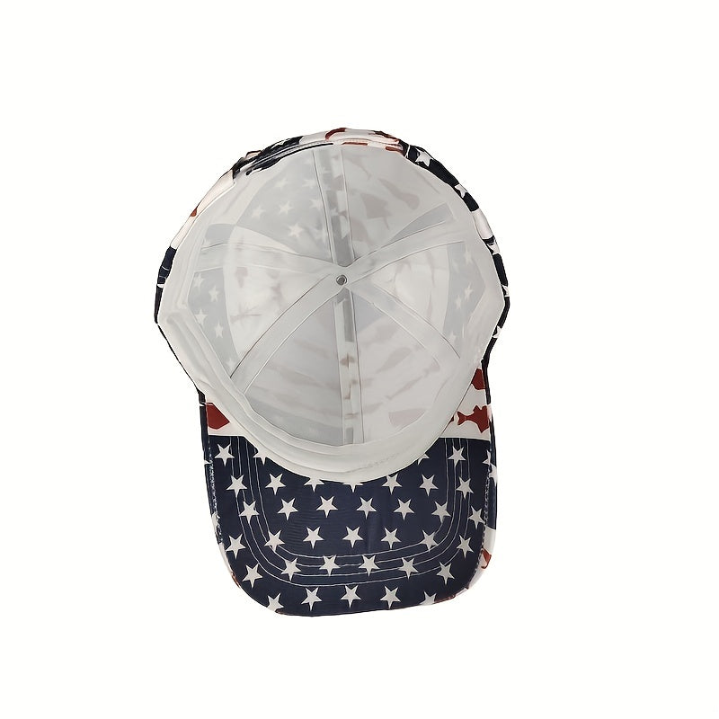Pentagram Print Baseball Cap Block Unisex Sun Hat Adjustable