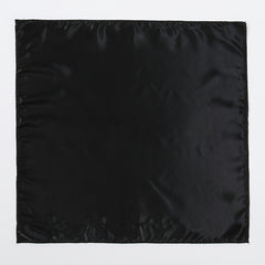 Small Square Satin Scarf Solid Casual Neckerchief Head Wrap Hair Accessories