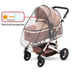 Stroller Rain Cover Universal Baby Travel Weather Shield Windproof Waterproof
