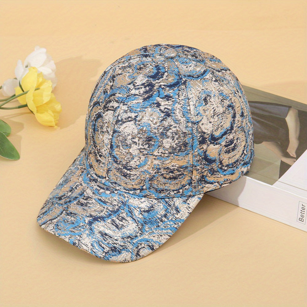 Embossed Sunshade Sports Duck Tongue Baseball Cap for Couple