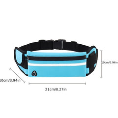Reflective Fanny Pack Waist Bag with Bottle Holder
